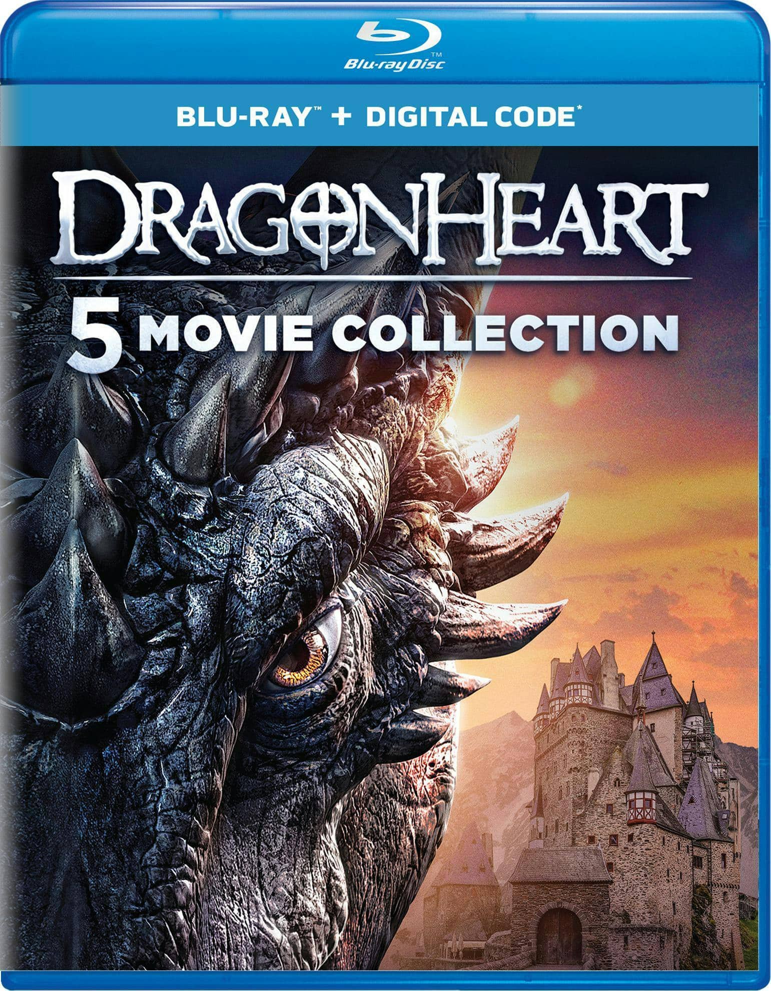 Front. Dragonheart: 5-Movie Collection (Box Set) [Blu-ray].