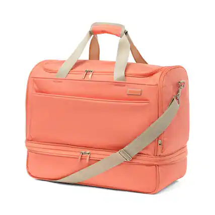 Front. Atlantic - Drop Bottom Weekender - Coral Orange.