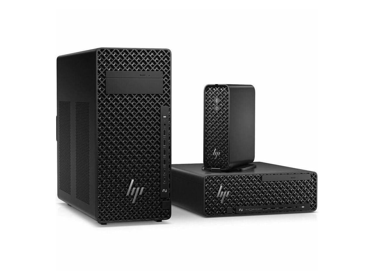 Alt View 5. HP - HP Z2 G1i Workstation Intel Ultra 7 265 32GB 1TB SSD NVIDIA 16GB Win11 Pro - Black.