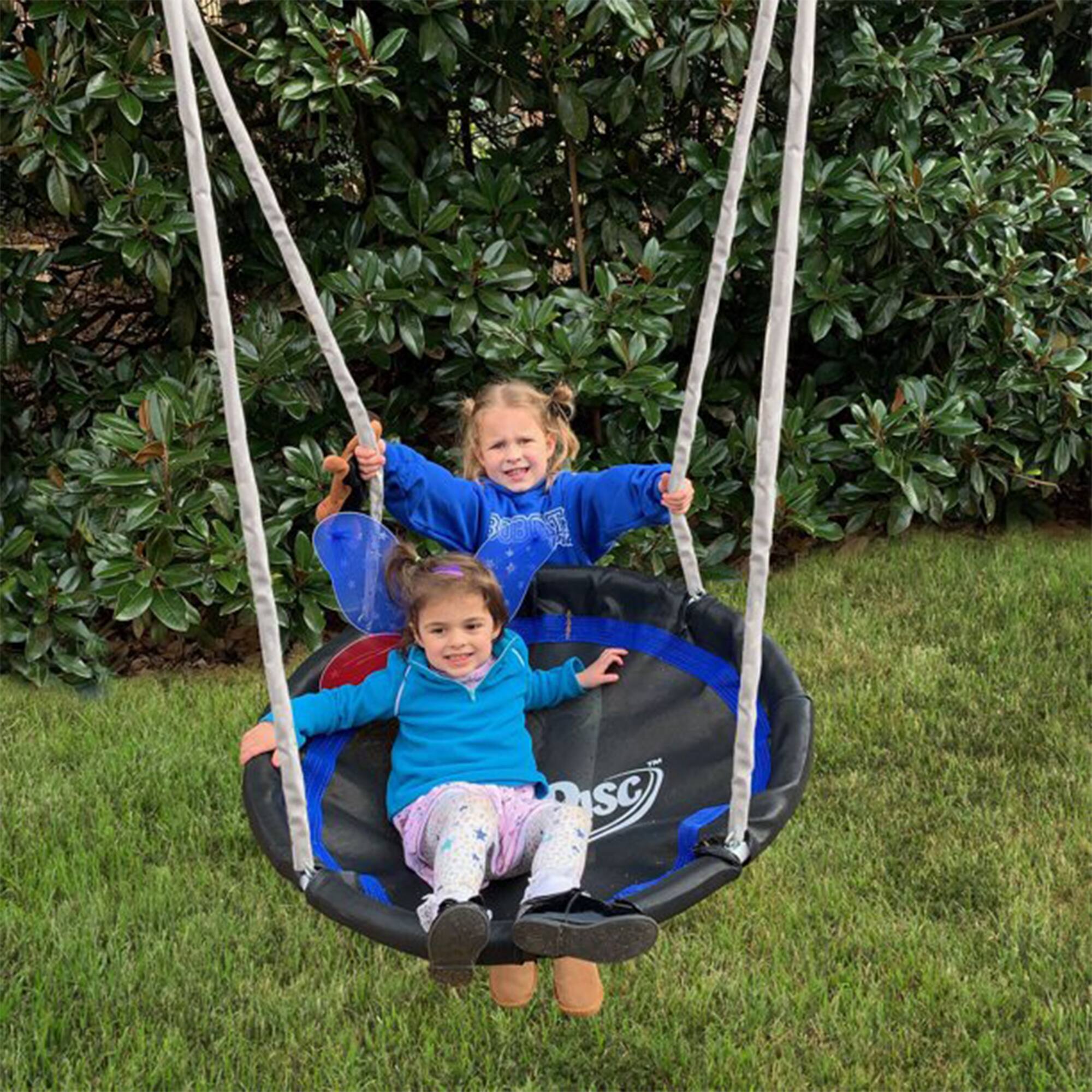 Alt View 3. XDP Recreation - XDP Recreation Fun All Mighty Swing Set w/See Saw, Super Disc, Swings, & Slide - Silver, Blue.