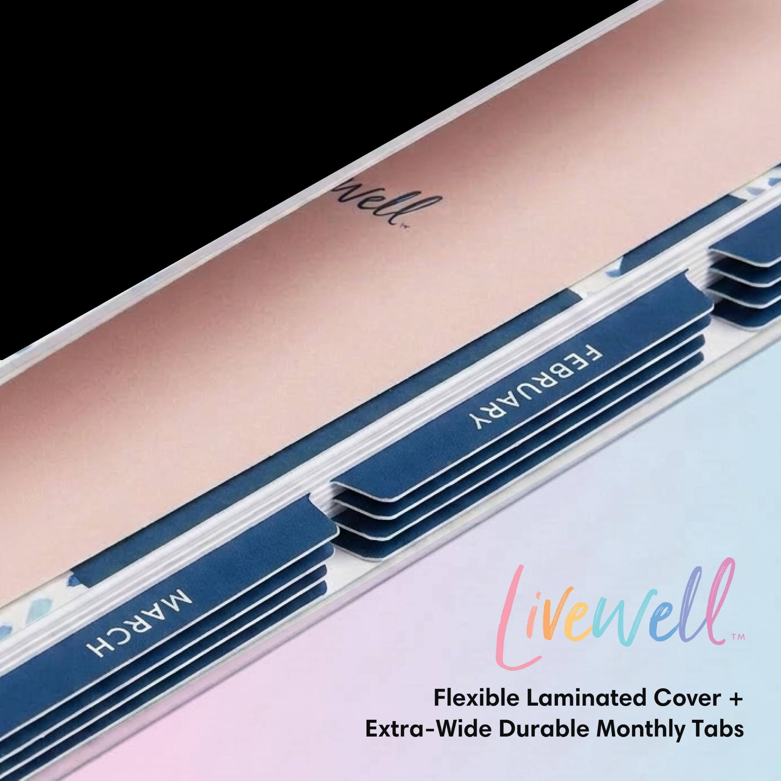 MARCH
FEBRUARY
L'oeved TM Flexible Laminated Cover + Extra-Wide Durable Monthly Tabs