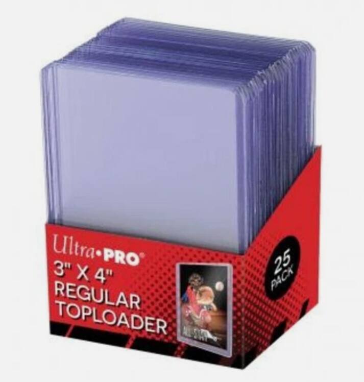 Ultra PRO 3" X 4" REGULAR TOPLOADER 25 PACK
