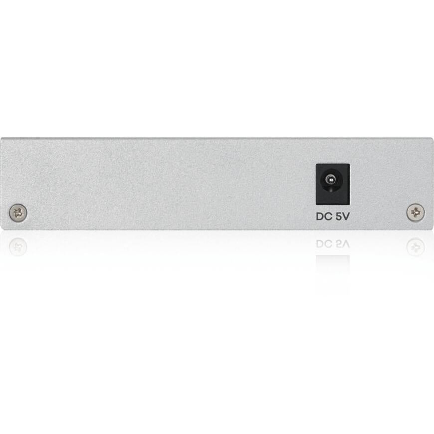 Alt View 1. ZYXEL - Zyxel 5-Port Gigabit Ethernet Web Managed Switch | VLAN Support | Sturdy Metal Case | Desktop or Wall-Mount | Fanless - Unknown.