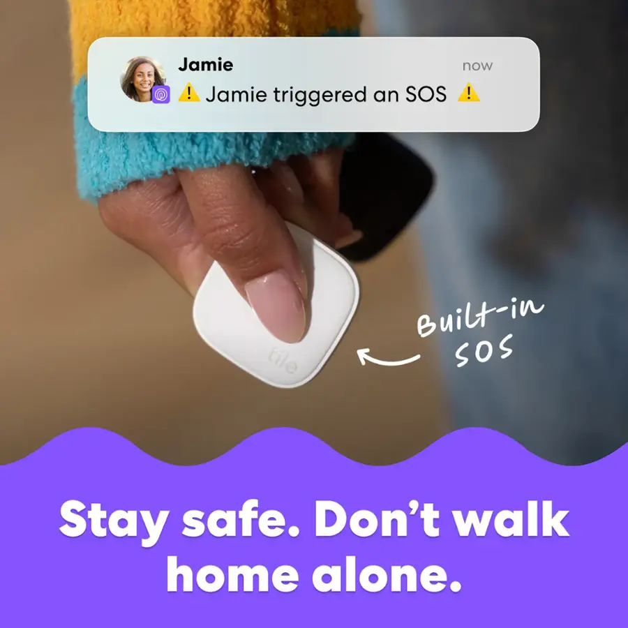 Jamie triggered an SOS. Stay safe. Don't walk home alone.