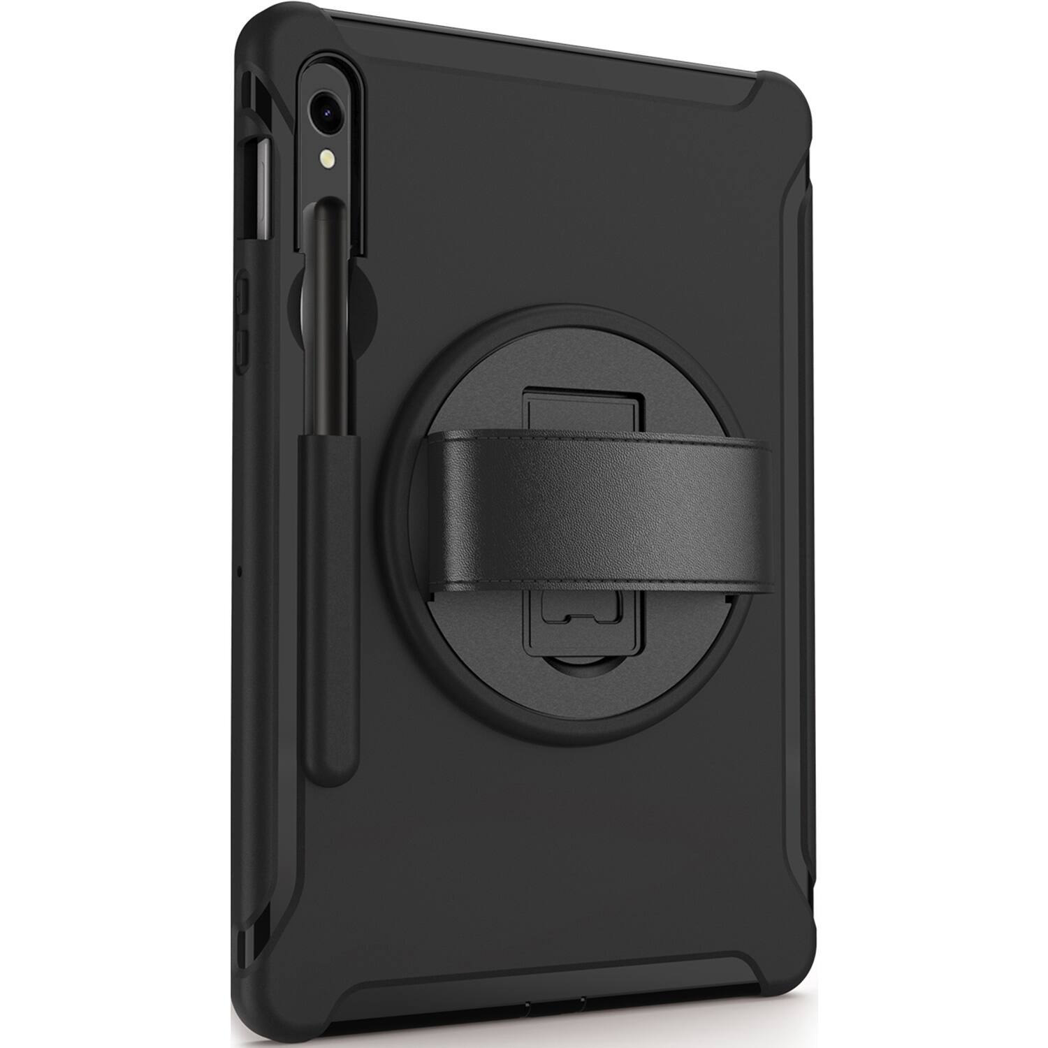 Alt View 12. SaharaCase - Raider Series Hand Strap Case for Samsung Galaxy Tab S10 Lite (2025), Tab S10 FE, Tab S8, Tab S9, and Tab S9 FE - Black.