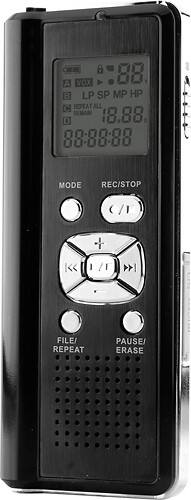 Front Standard. Coby - Digital Voice Recorder.