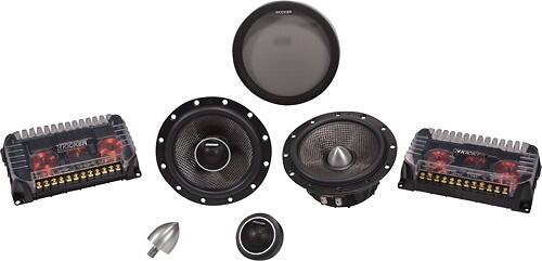 Front Standard. Kicker - 6" 2-Way Component Speakers (Pair).