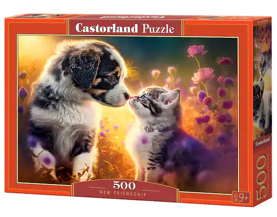 Castorland Puzzle, Castorland, 500, NEW FRIENDSHIP, 18.5x13in, 47x33, 9+