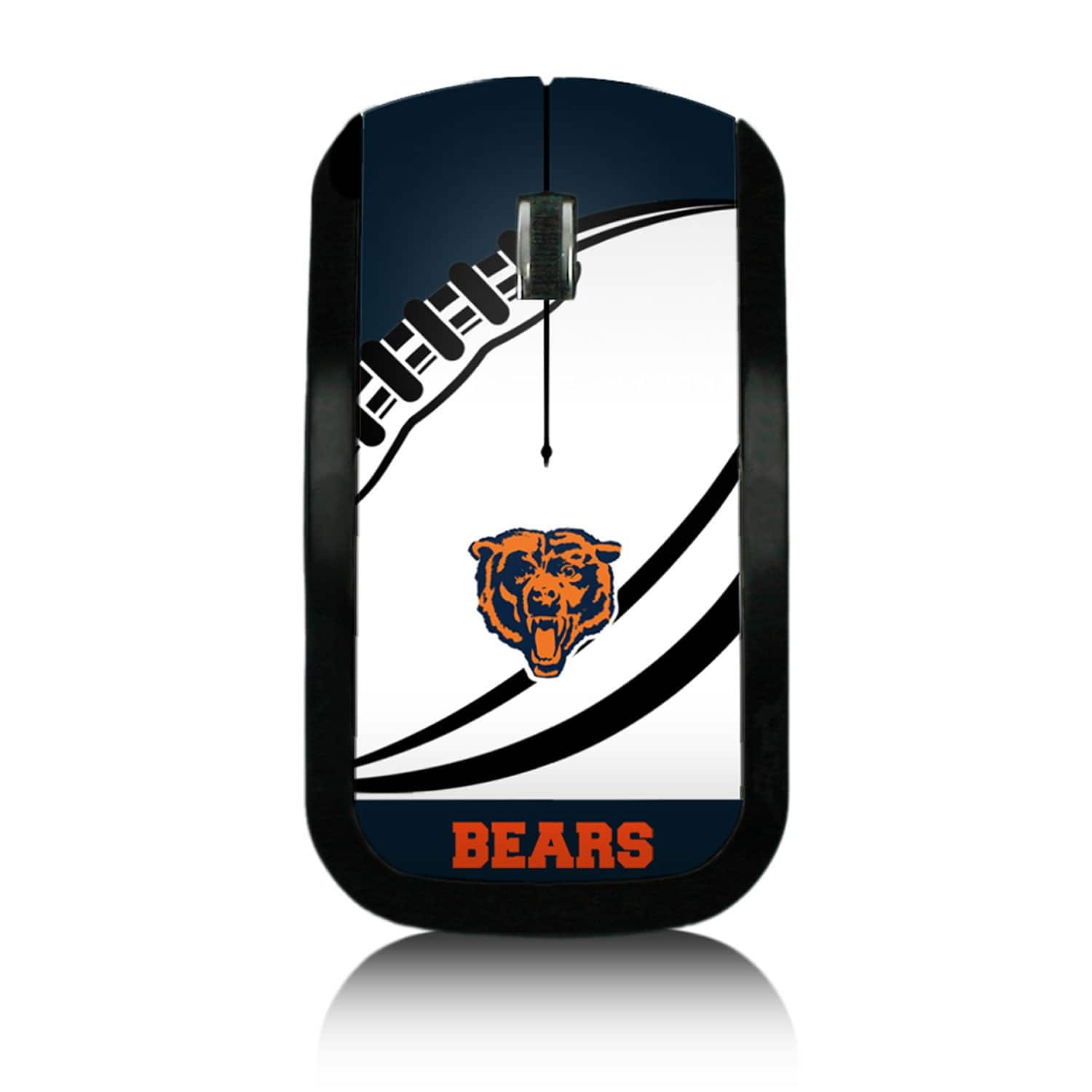 Keyscaper - Chicago Bears Passtime Design Wireless Mouse - Wireless - Multicolor