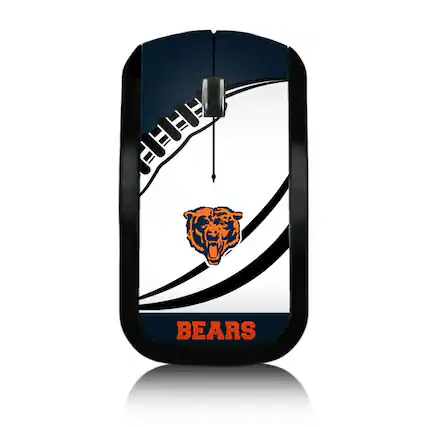 Front. Keyscaper - Chicago Bears Passtime Design Wireless Mouse - Multicolor.