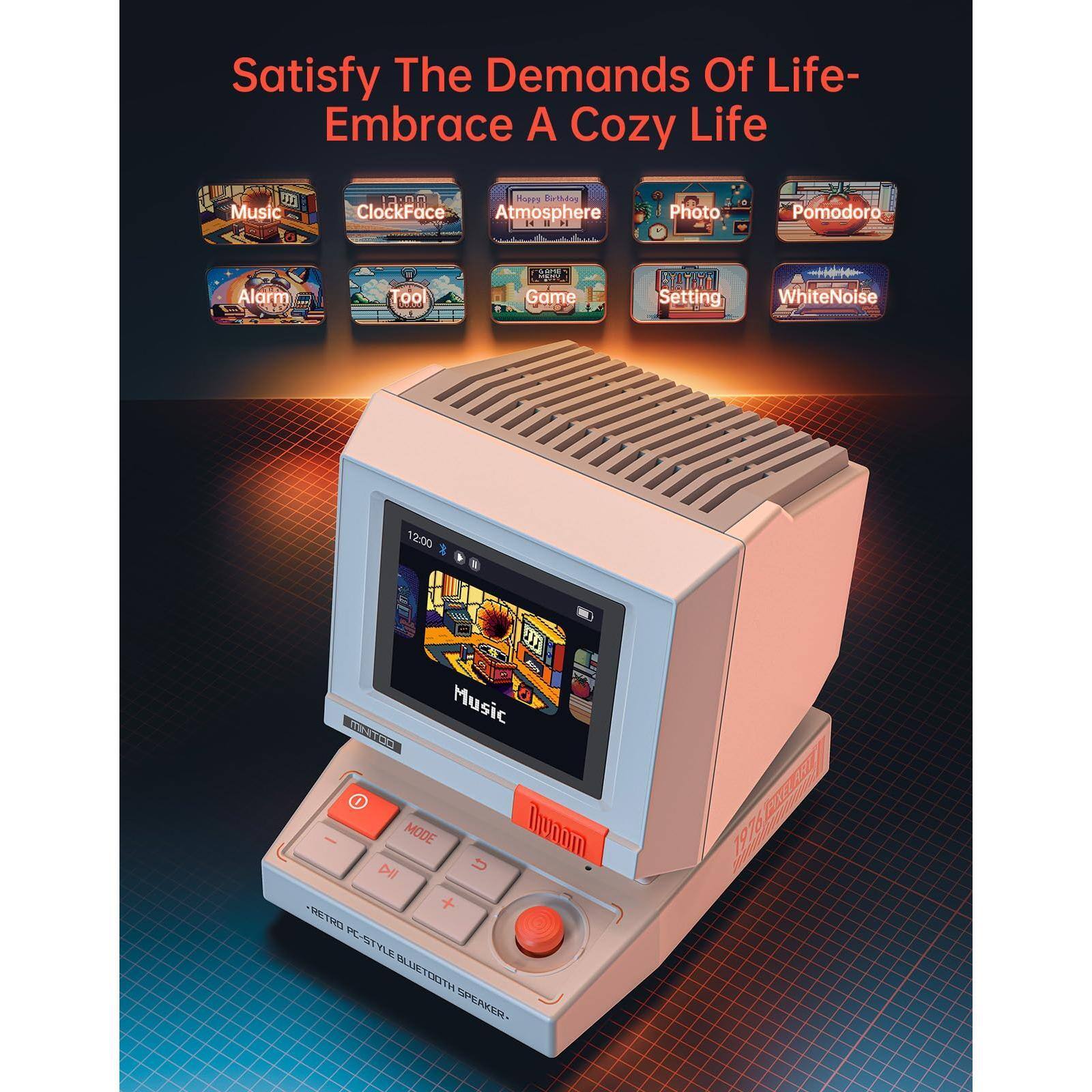 Satisfy The Demands Of Life - Embrace A Cozy Life

Music
ClockFace
Atmosphere
Photo
Pomodoro
Alarm
Tool
Game
Setting
WhiteNoise

12:00

Music

MODE

RETRO PC-STYLE BLUETOOTH SPEAKER

1976