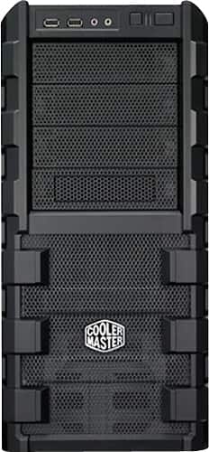 Front. Cooler Master - HAF912 Mid-Tower Chassis - Black.