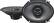 Front. Alpine - Type R 6" x 8" 2-Way Coaxial Car Speakers with Hybrid Fiber Cones (Pair) - Black.