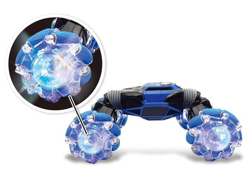 Alt View 3. Lexibook - Extreme Crosslander Rechargeable RC Stunt Car with Lights.