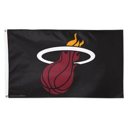 WinCraft - Miami Heat 3' x 5' Single-Sided Vibrant Deluxe Flag - Multicolor