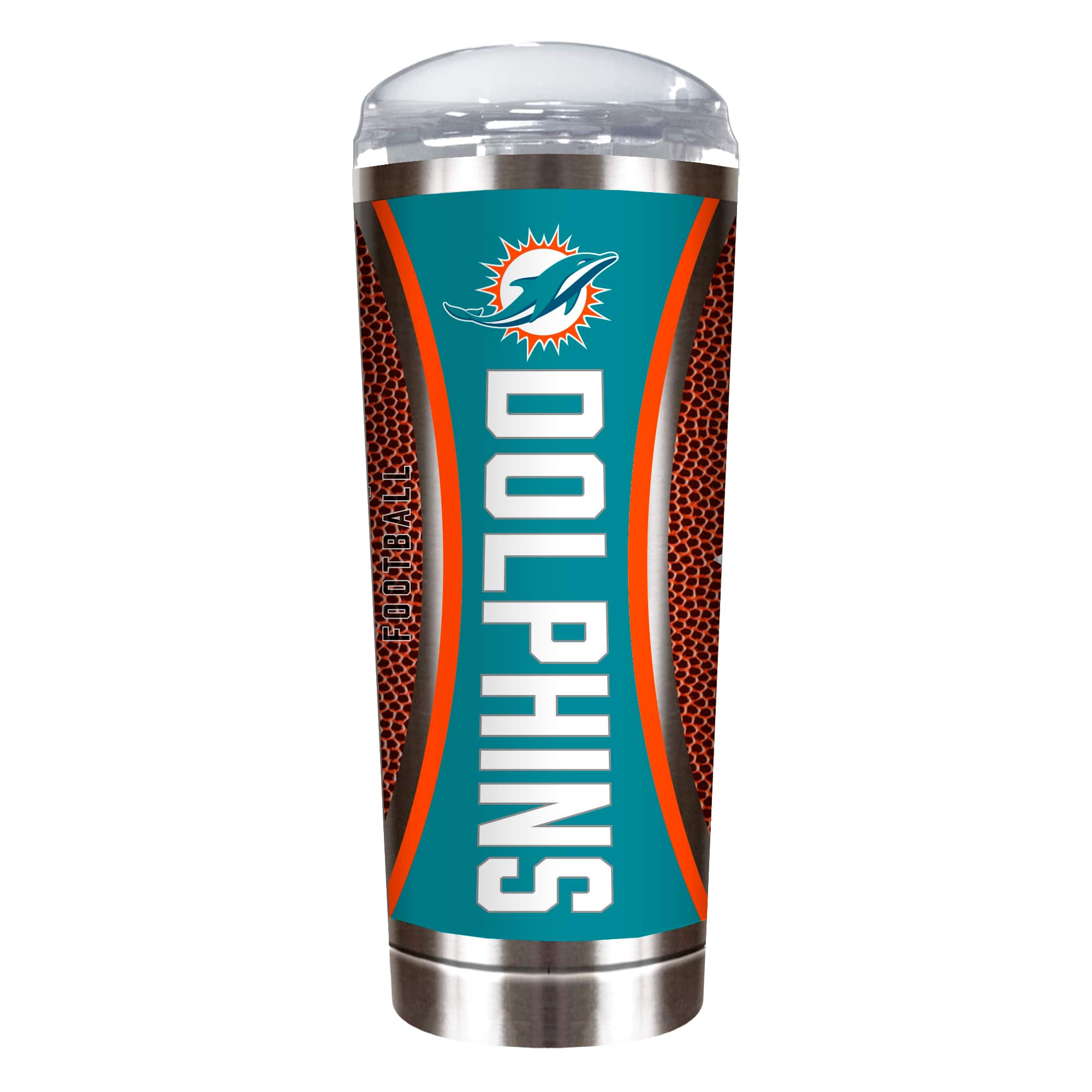 Great American Products - Miami Dolphins 18oz. Roadie Game Ball Tumbler - Brown price history on PriceWatchPro