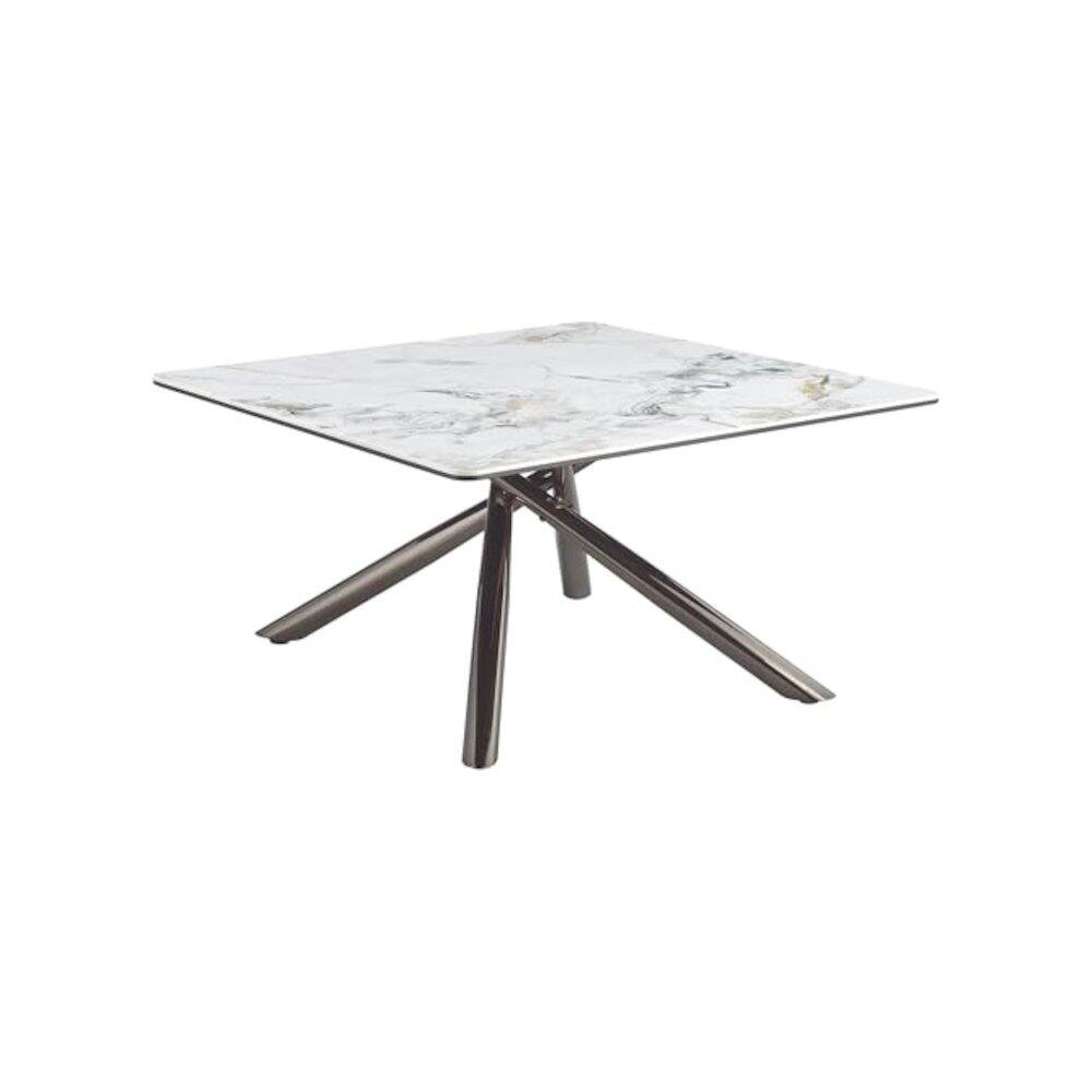 Alt View 2. Coaster Co. of America - Carvell 2-piece Square Coffee and End Table Set Mirage White - Mirage White.