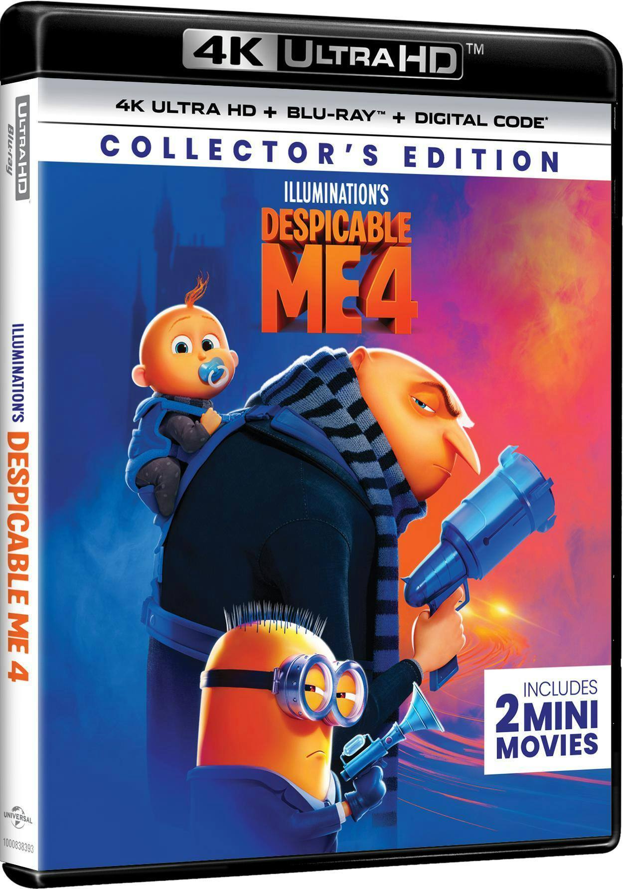 Angle. Despicable Me 4 - Collector's Edition 4K Ultra HD + Blu-ray + Digital (4K Ultra HD + Blu-ray) [UHD].