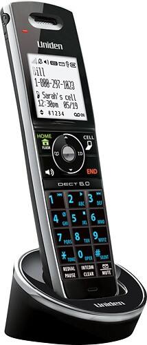 Angle Standard. Uniden - DECT 6.0 Cordless Expansion Handset for Select Uniden Expandable Phone Systems.