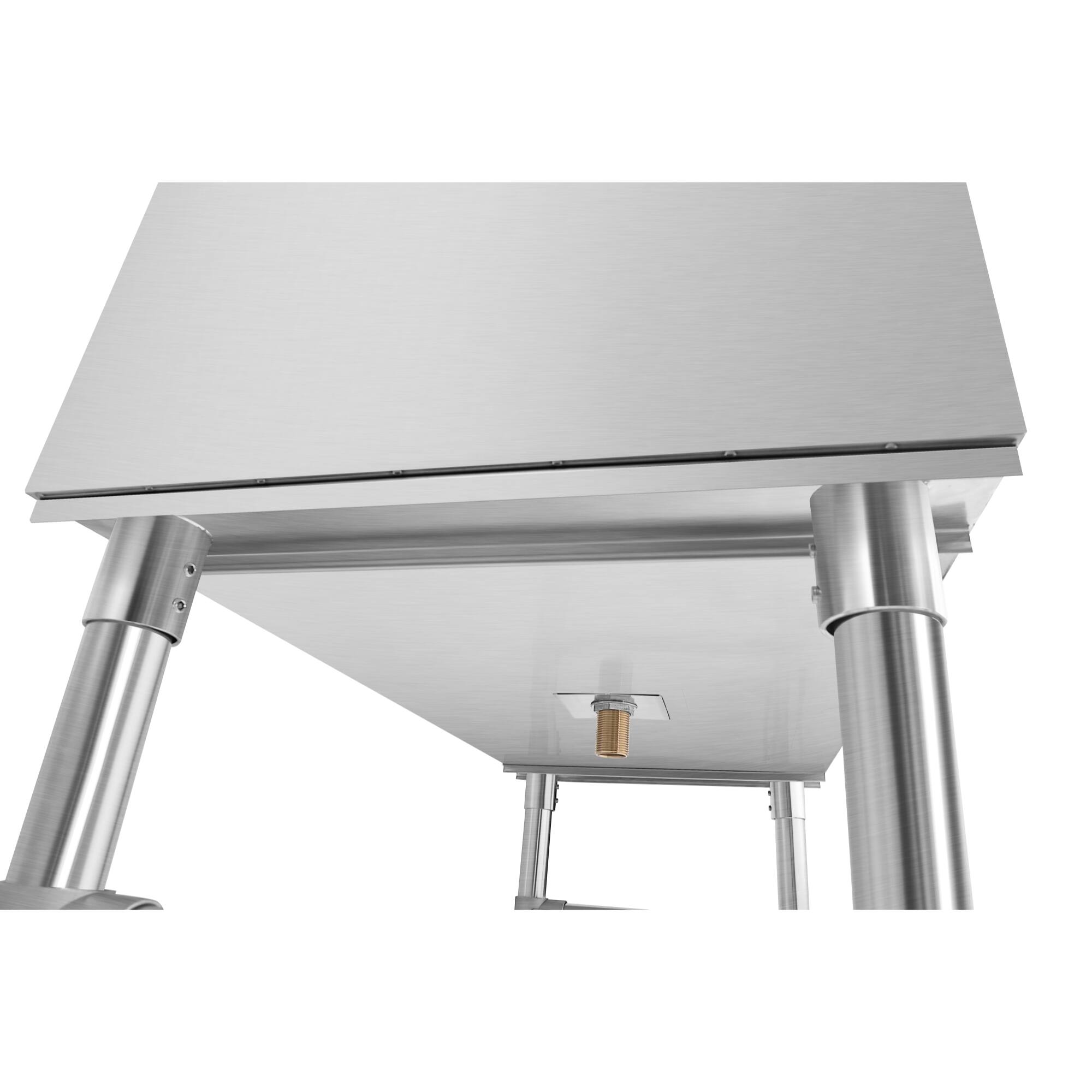 Alt View 4. Koolmore - 36 in.  Underbar Ice Bin with Siding Lid in Stainless Steel (KM-UIB-1836) - Stainless Steel.