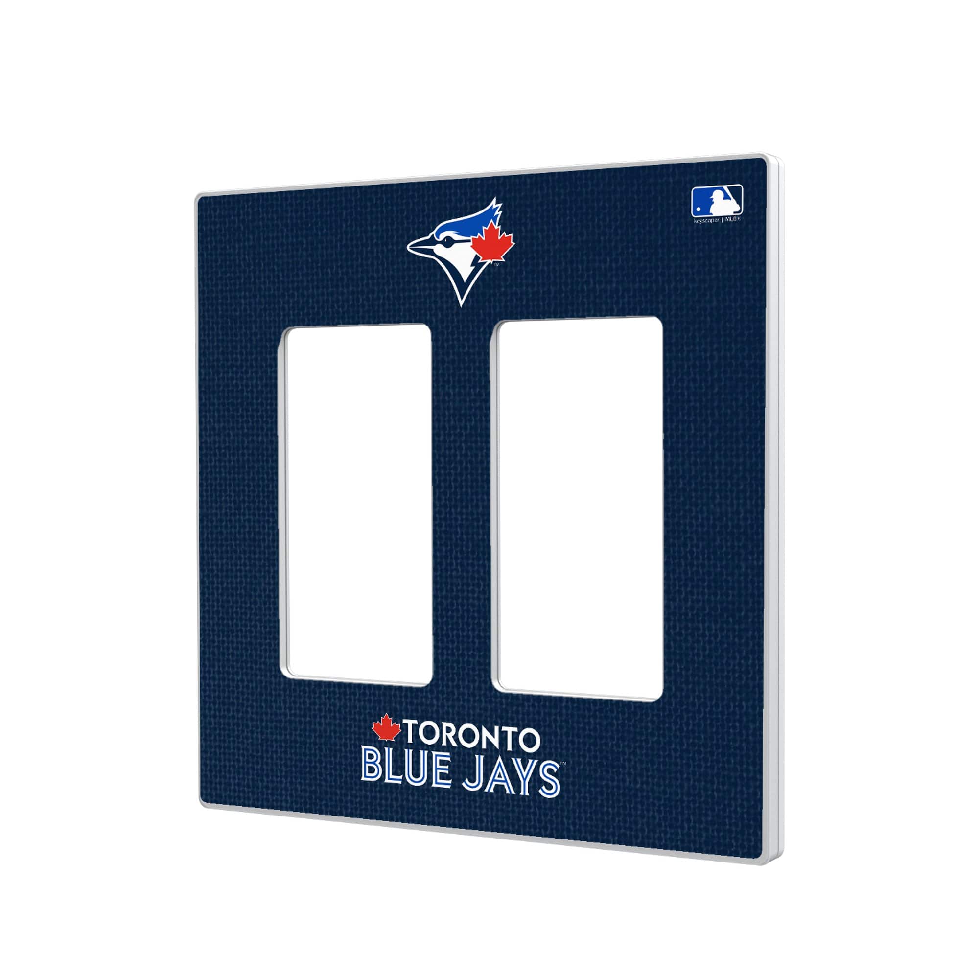 Keyscaper - Toronto Blue Jays Solid Double Rocker Light Switch Plate - Multicolor price history on PriceWatchPro