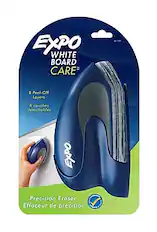 EXPO WHITE BOARD CARE
8 Peel-Off Layers
8 couches détachables
Precision Eraser
Effaceur de précision