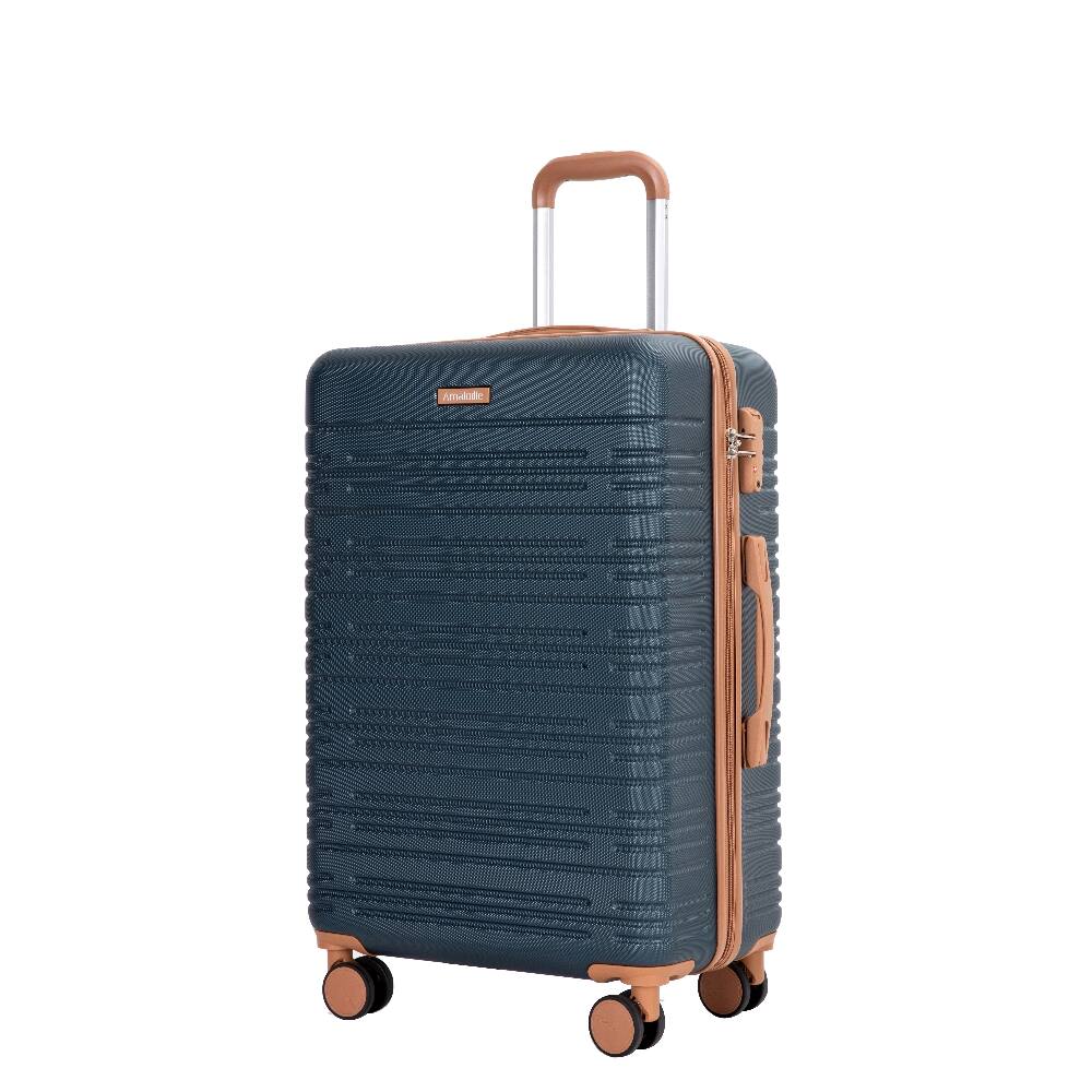 Alt View 1. Ropilly - Ropilly 5 piece luggage set Dark Green hard case spinner luggage ABS expandable TSA lock - Dark Green.