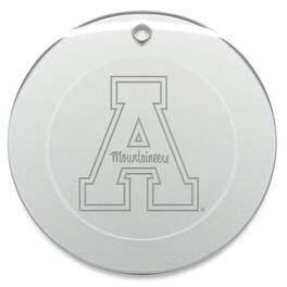 Jardine - Appalachian State Mountaineers 3'' Glass Round Ornament - Multicolor