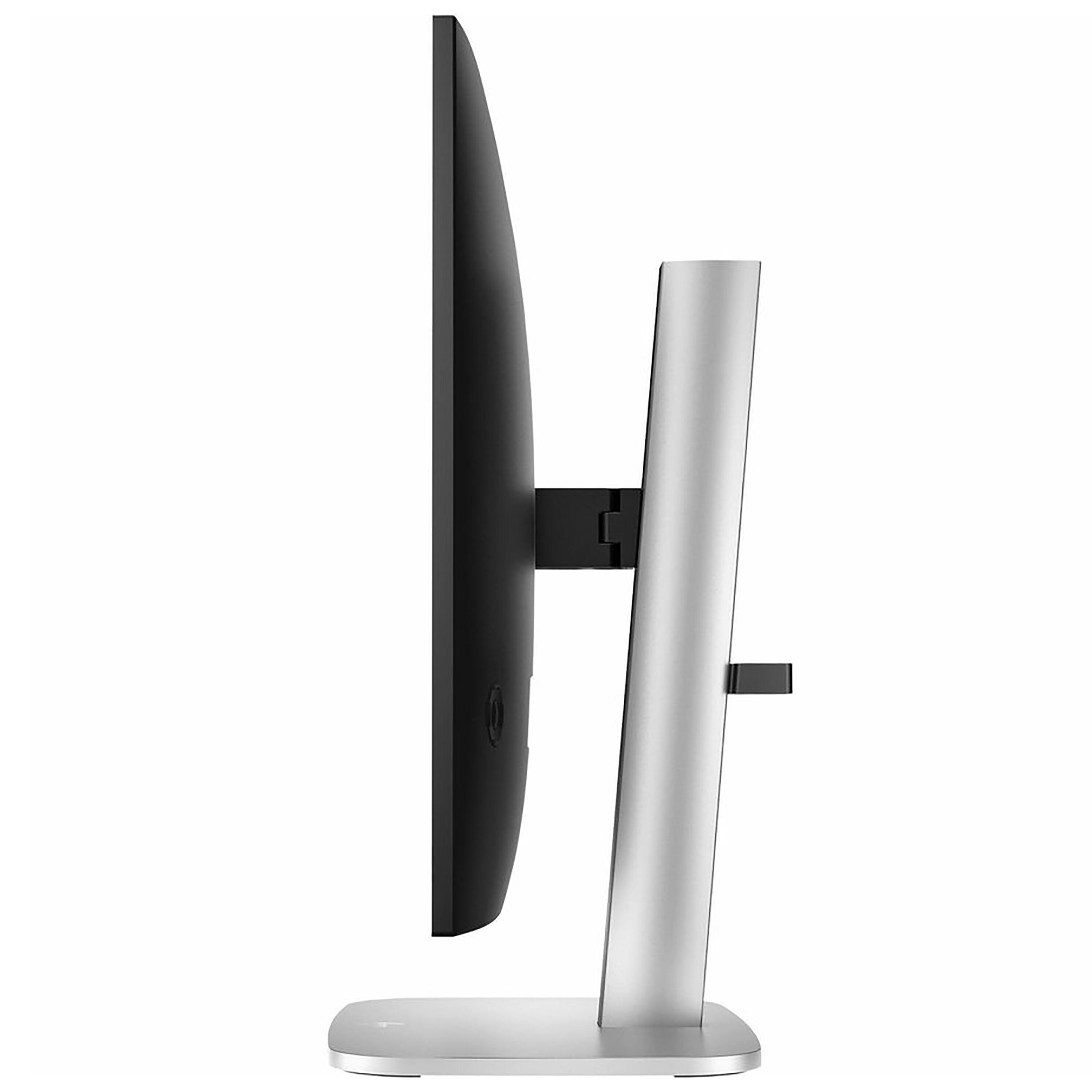 Alt View 2. HP - 27" IPS LCD 100Hz Monitor (USB) - Sleek Black, Silver, Dual Color.