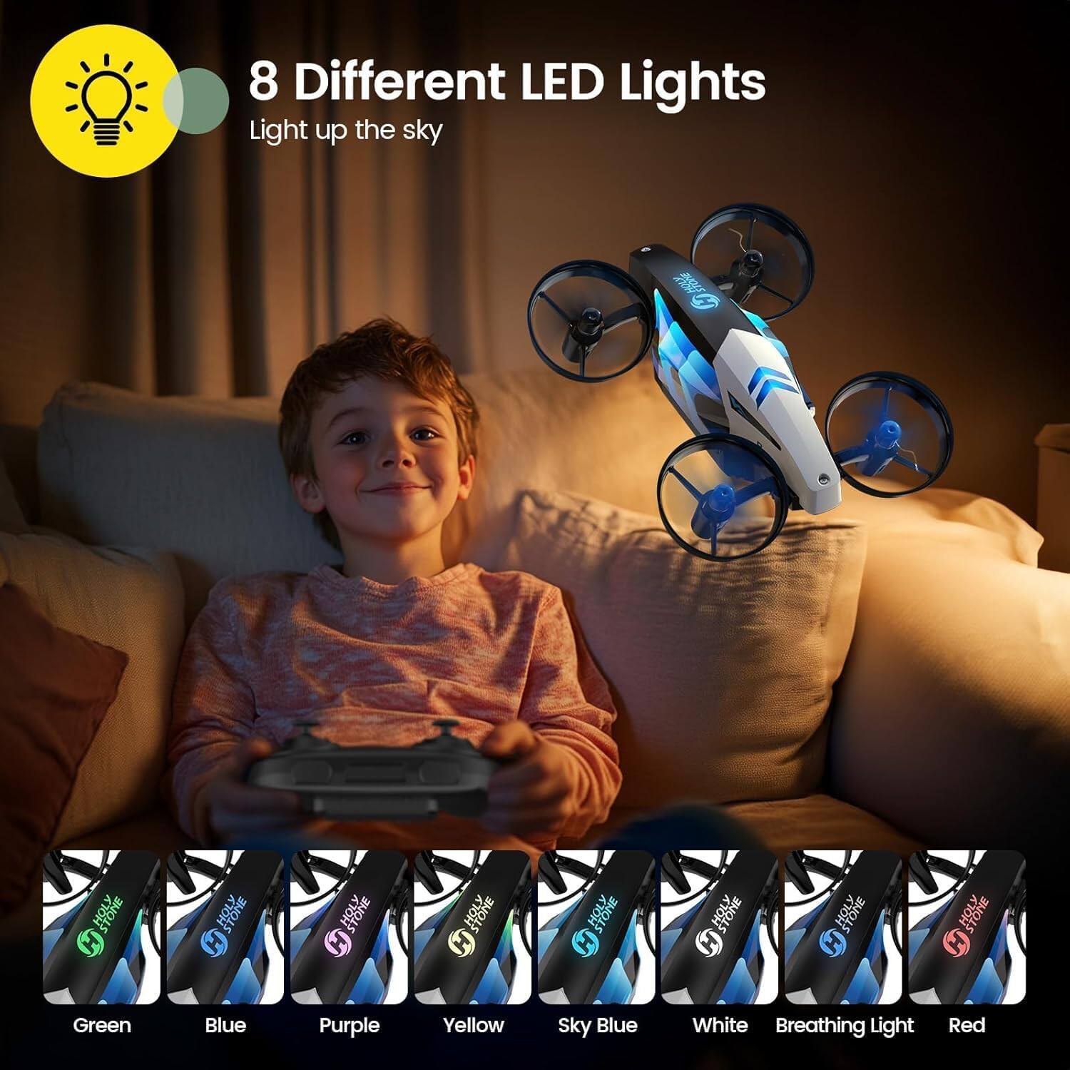8 Different LED Lights Light up the sky

WORLD
H
H STONE
STONE
HOME
STONE
H HOME
STONE
STONE

Green
Blue
Purple
Yellow
Sky Blue
White Breathing Light
Red