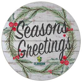 Jardine - Clarkson Golden Knights 20'' x 20'' Season's Greetings Circle - White