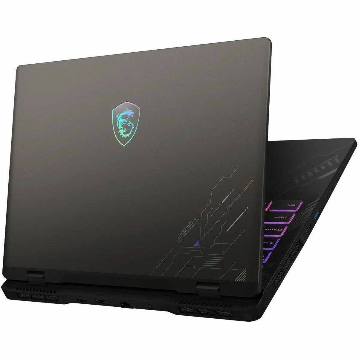 Alt View 5. MSI - MSI Crosshair 16 HX AI D2XWFKG-210US 16" Gaming Notebook - QHD+ - 240 Hz - Intel Core Ultra 7 255HX - 32 GB - 1 TB SSD - Cosmos Gray.