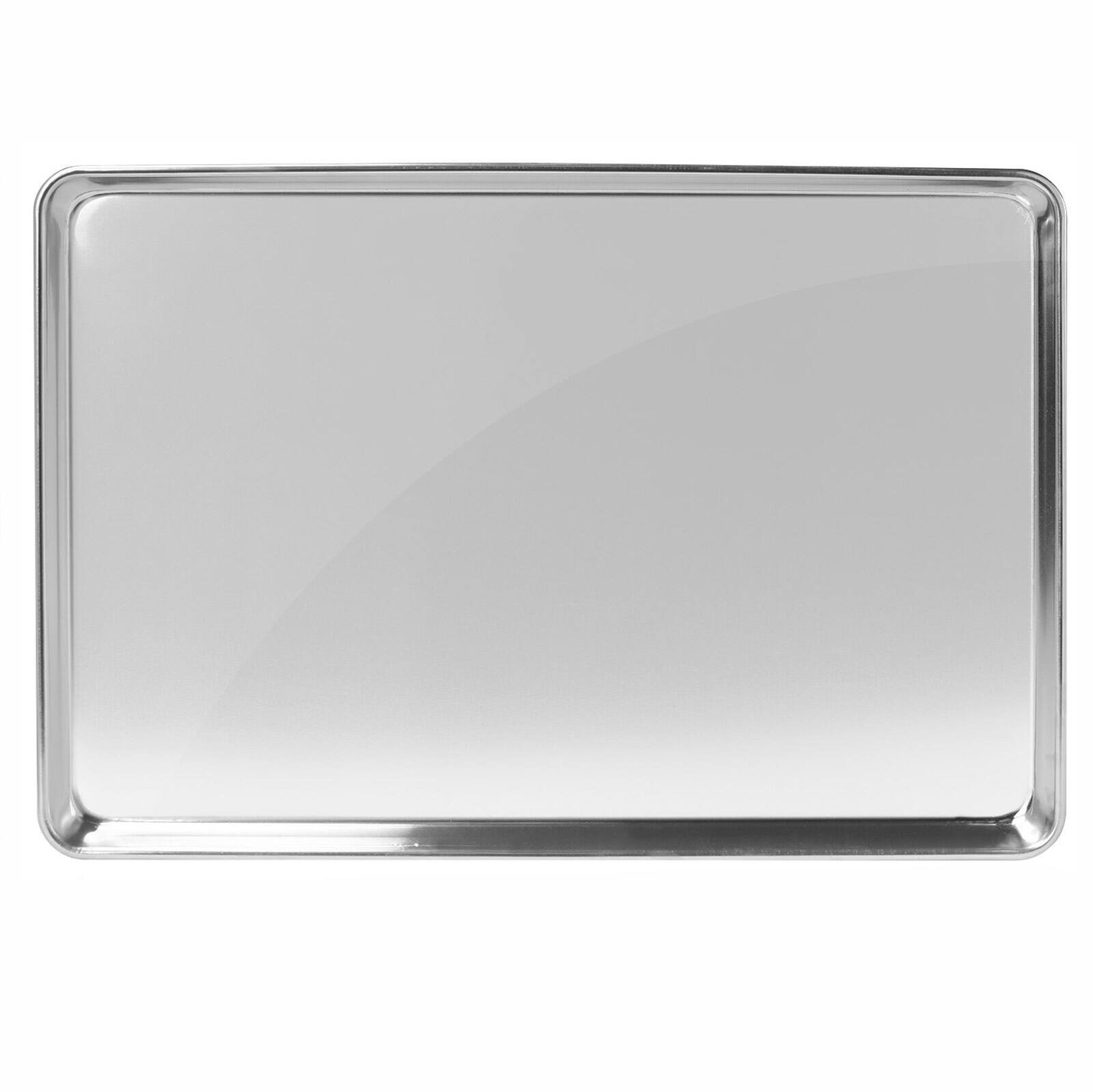 Alt View 2. GRIDMANN - 15 x 21-in 6pk - Commercial Aluminum Cookie Sheets - Silver.