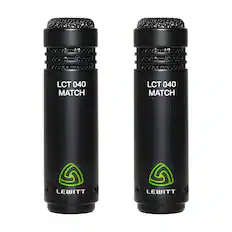 Front. Lewitt Audio - LCT 040 MATCH Stereo Pair Microphones - Black.