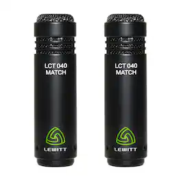 Lewitt Audio - LCT 040 MATCH Stereo Pair Microphones - Black