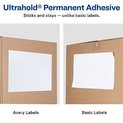 Ultrahold® Permanent Adhesive  
Sticks and stays — unlike basic labels.

Avery Labels  
Basic Labels