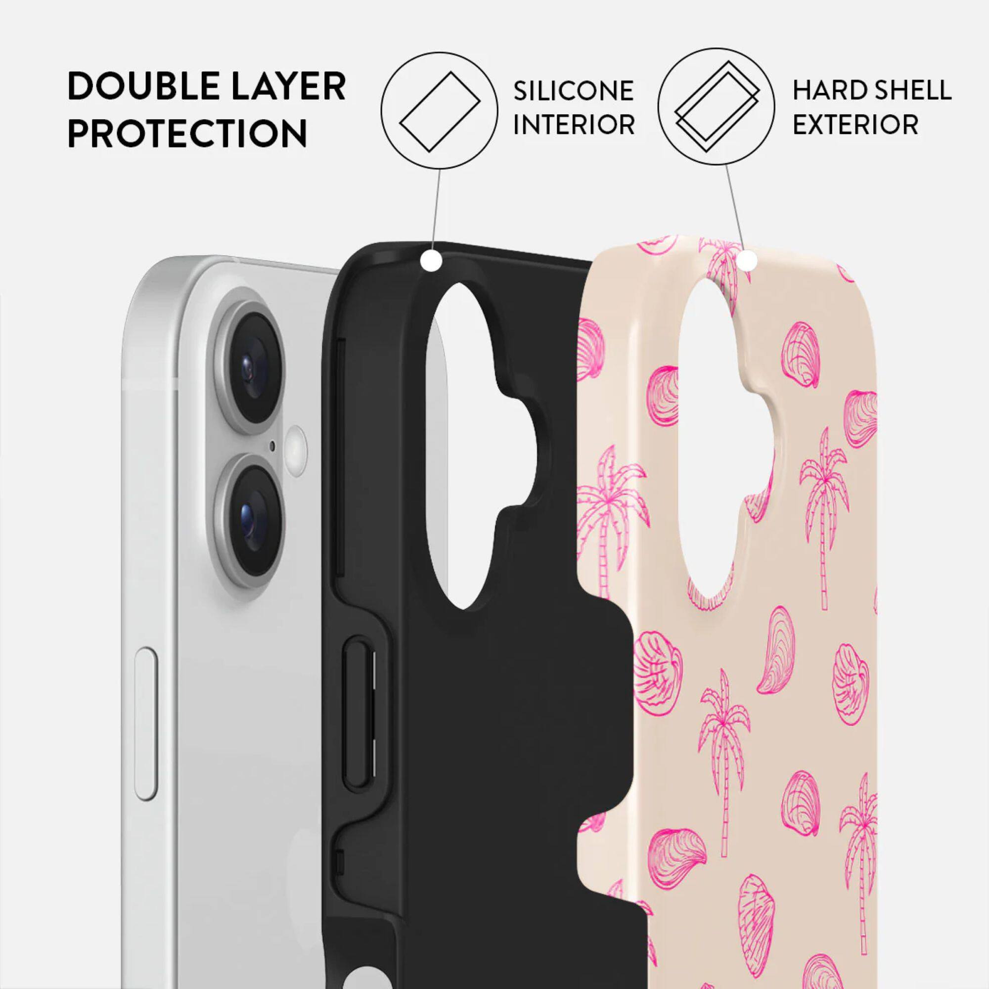 DOUBLE LAYER PROTECTION  
SILICONE INTERIOR  
HARD SHELL EXTERIOR