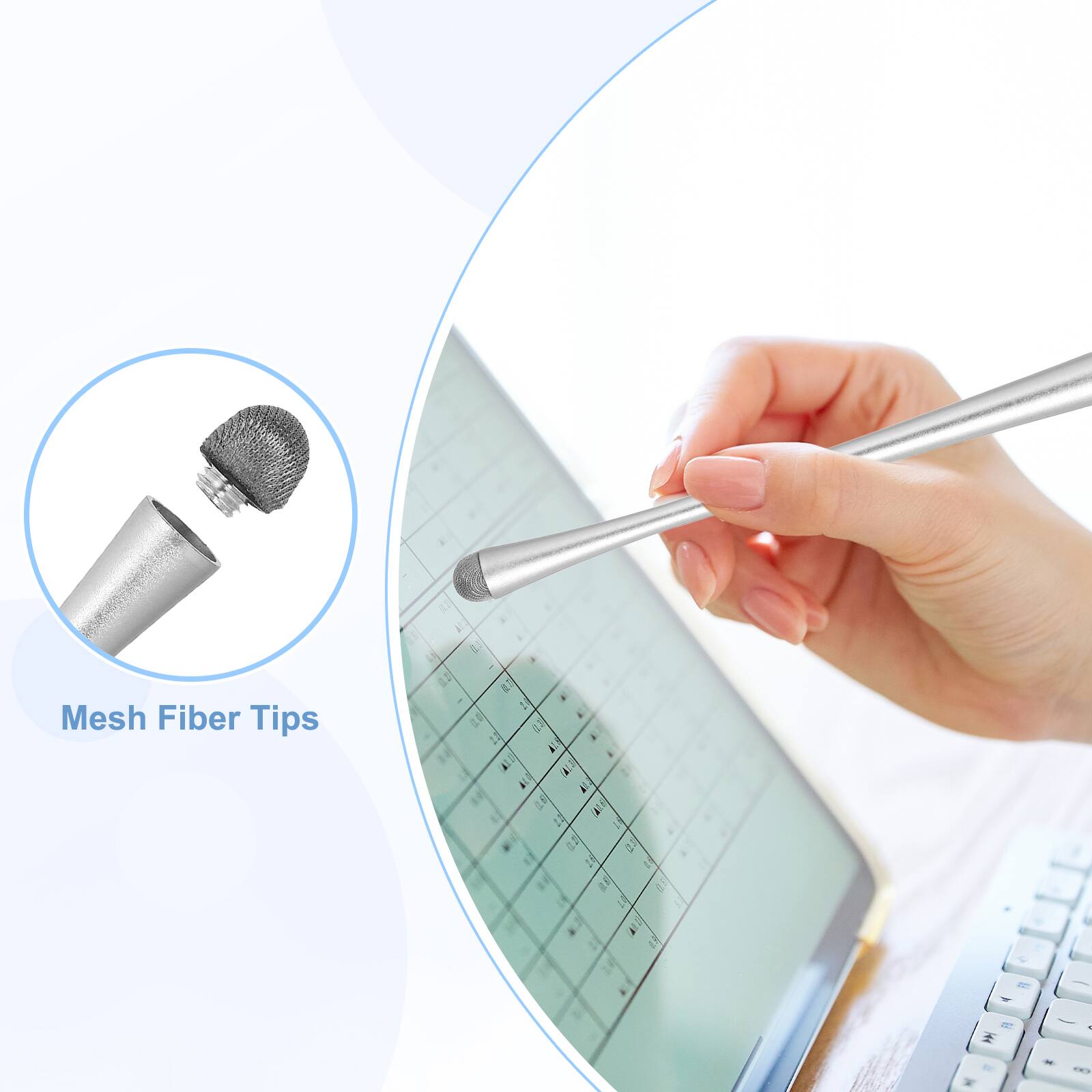 Mesh Fiber Tips
