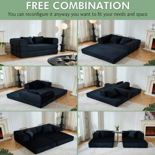 FREE COMBINATION  
You can reconfigure it anyway you want to fit your needs and space