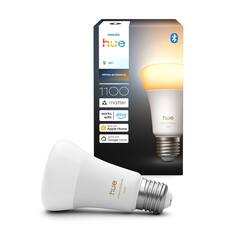 PHILIPS hue - E27 1 White ambiance 1100 matter works with Alexa with Apple Home hue I white ambiance 1100 works with Google Home