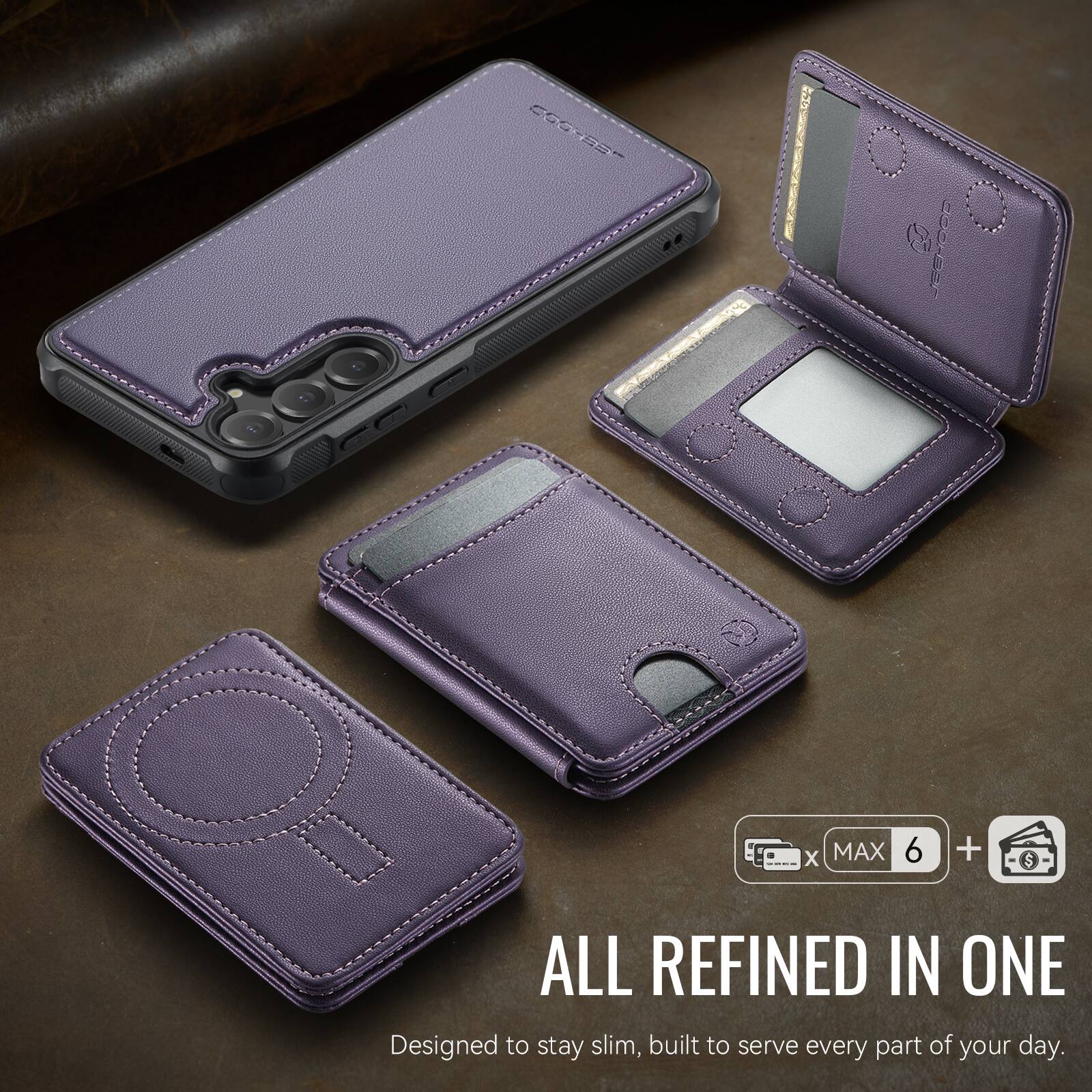 COONEET: a X MAX 6 + $ ALL REFINED IN ONE  
Designed to stay slim, built to serve every part of your day.