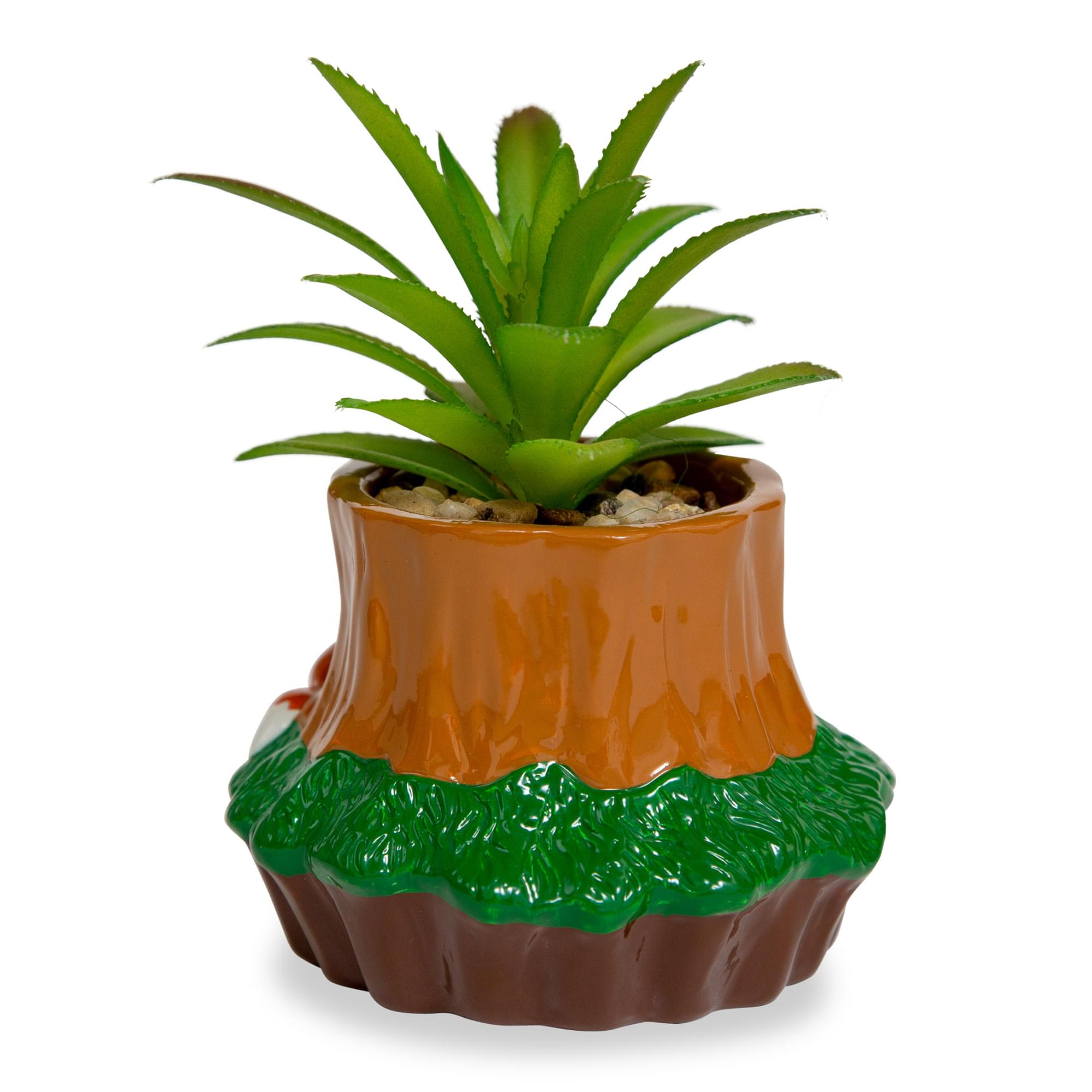 Alt View 10. Silver Buffalo - Disney The Fox and the Hound 4-Inch Mini Planter With Artificial Succulent - Brown.