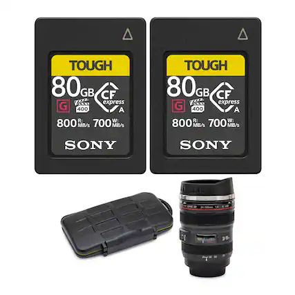 TOUGH 80 GB CF express G 400 A R: 800 MB/s W: 700 MB/s SONY
SONY LENS EF 24-105mm 1:4 IS USM
24-35 50 70