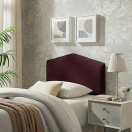 Cosette Performance Velvet Headboard by Modway - Mulberry