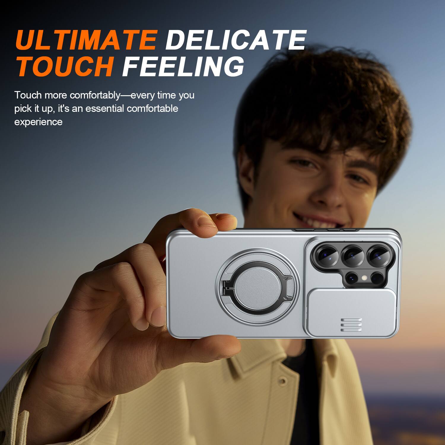 ULTIMATE DELICATE TOUCH FEELING

Touch more comfortably—every time you pick it up, it's an essential comfortable experience