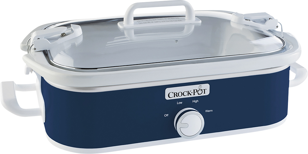 Best Buy: Crock-Pot 3.5-Quart Crock Casserole Blue SCCPCCM350-BL