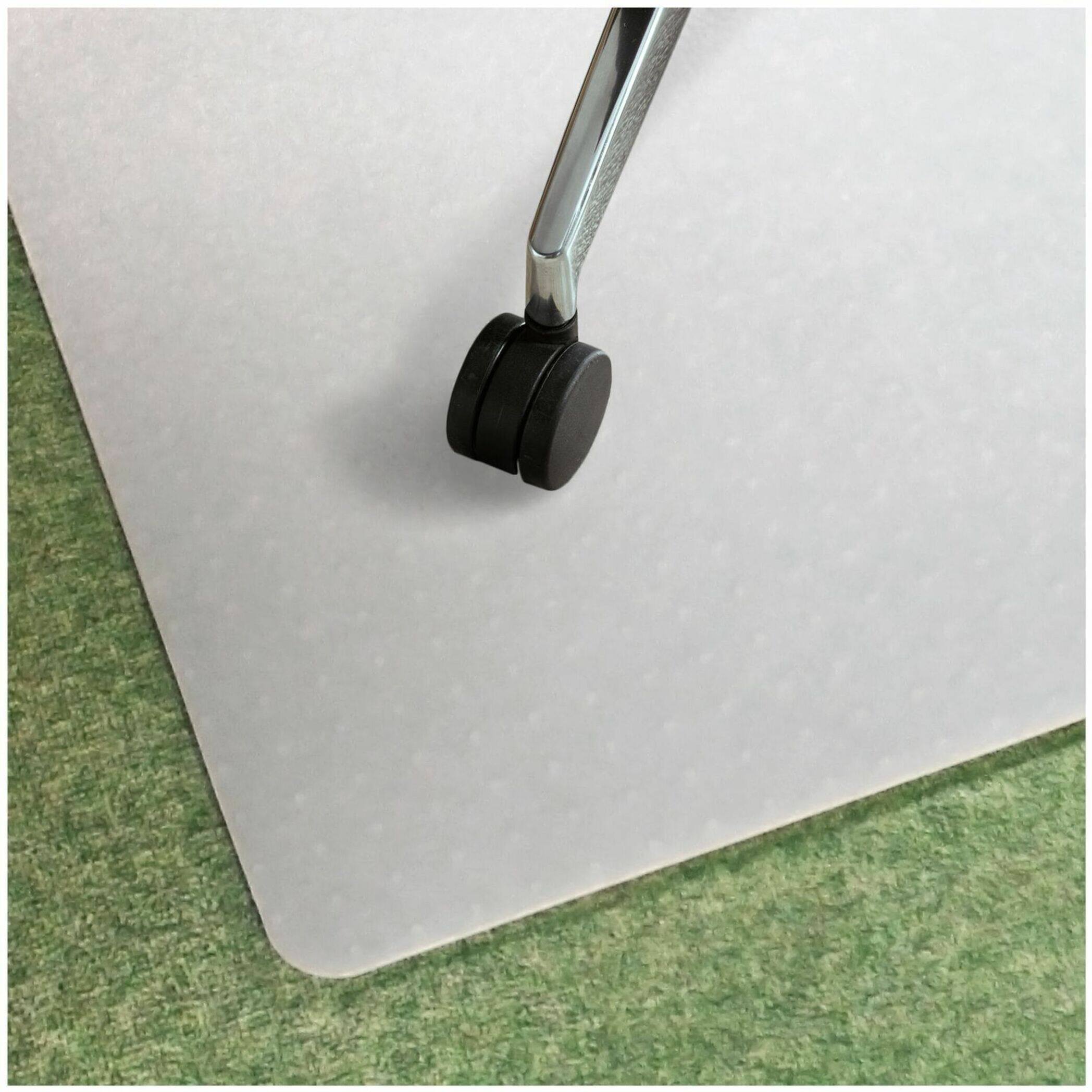 Alt View 19. Floortex - Cleartex Polypropylene Rectangular Foldable Chair Mat for Carpets - 35'' x 46'' - Translucent.