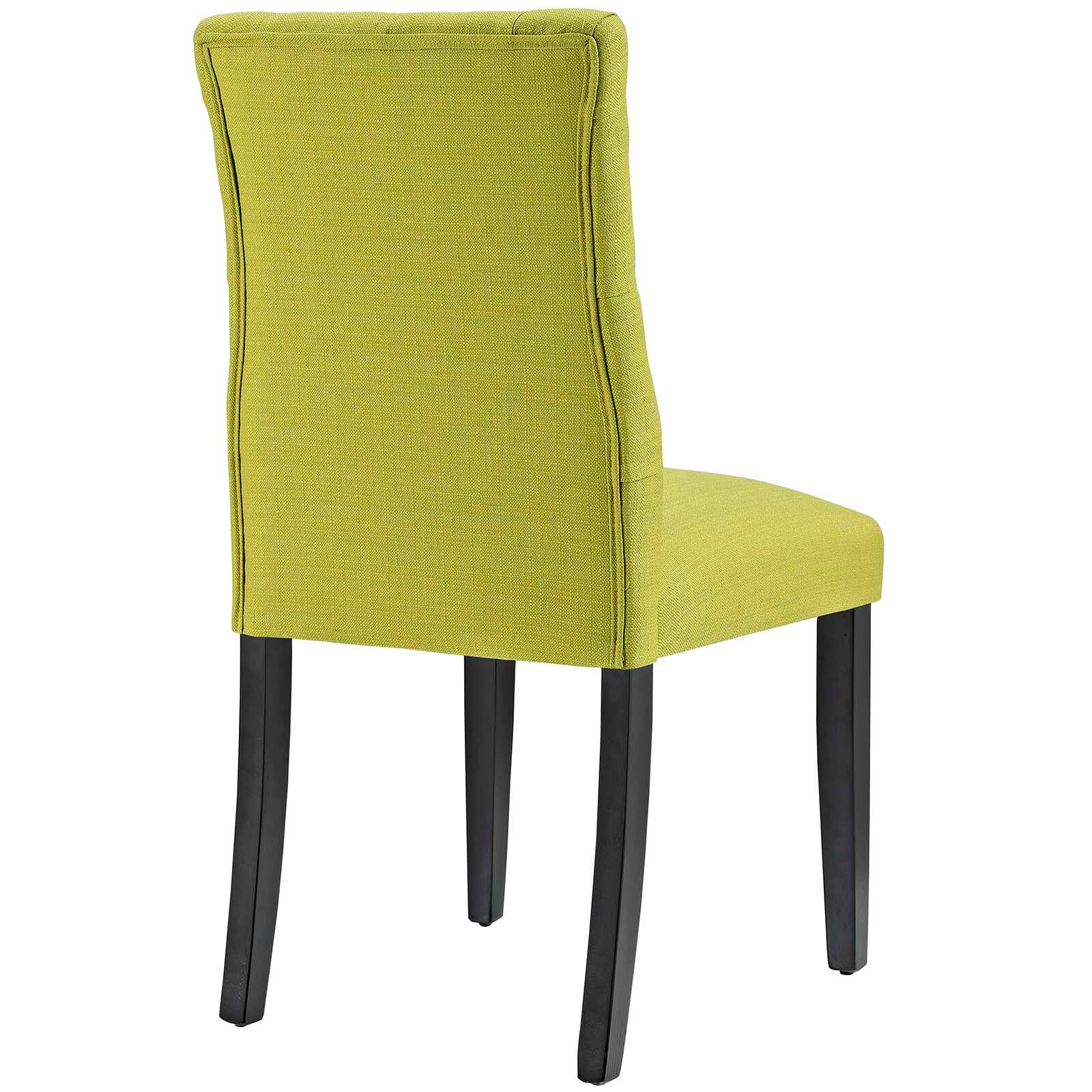 Alt View 1. Modway - Duchess Fabric Dining Chair Set of 2 by Modway - Wheatgrass.