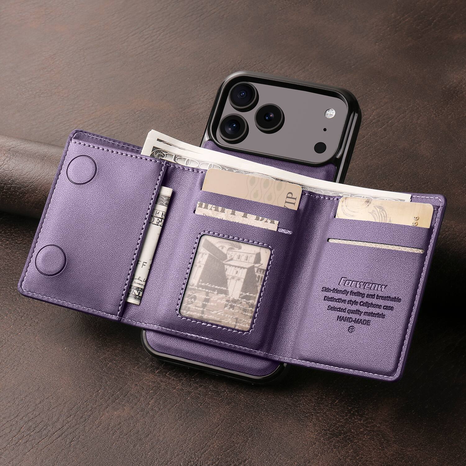 Skin-friendly and breathable  
Distinctive style Cellphone case  
Selected quality materials  
HAND-MADE
