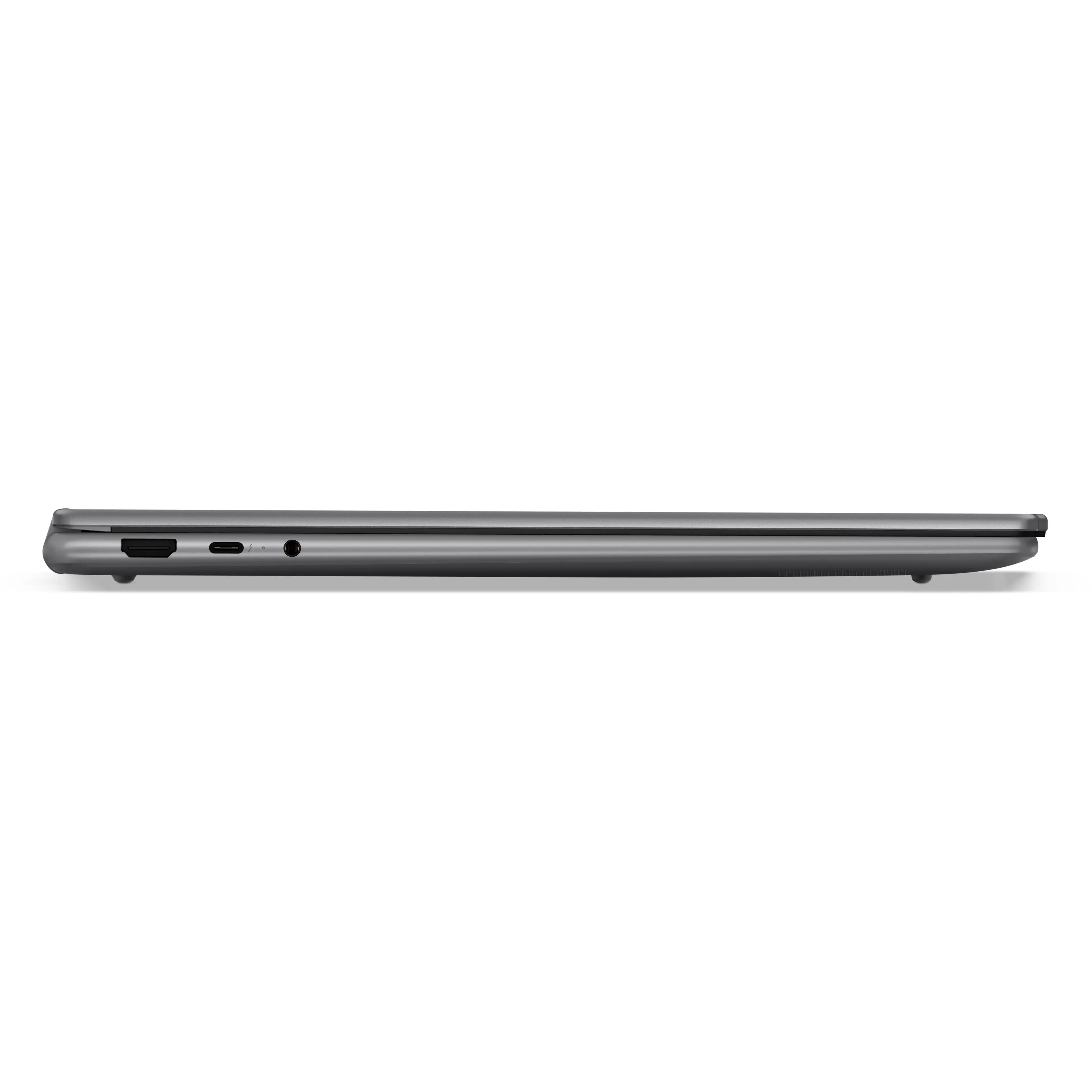 Alt View 16. Lenovo - Yoga 7i 2-in-1 16" 2K OLED Touchscreen Laptop - Intel Core Ultra 7 355 2026 - 24GB Memory - 512GB Storage - Luna Grey.
